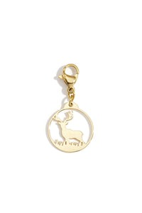 Elegant Gold Color Stainless Steel Ring for Christmas
