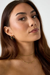 Minimalistische ketting met kleine hartjes