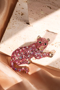 Elegant Fuchsia Brooch - Alloy Charm for All Occasions