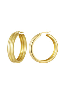 Elegant Geometric Hoop Earrings for Everyday Style