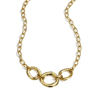 Ketting met ronde statement stukken