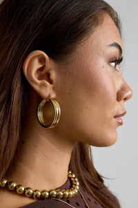 Elegant Geometric Hoop Earrings for Everyday Style