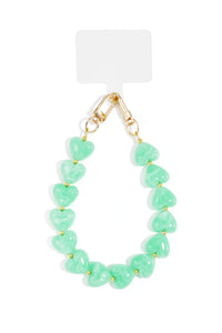 Chic Acrylic Phone Chain for Stylish Protection