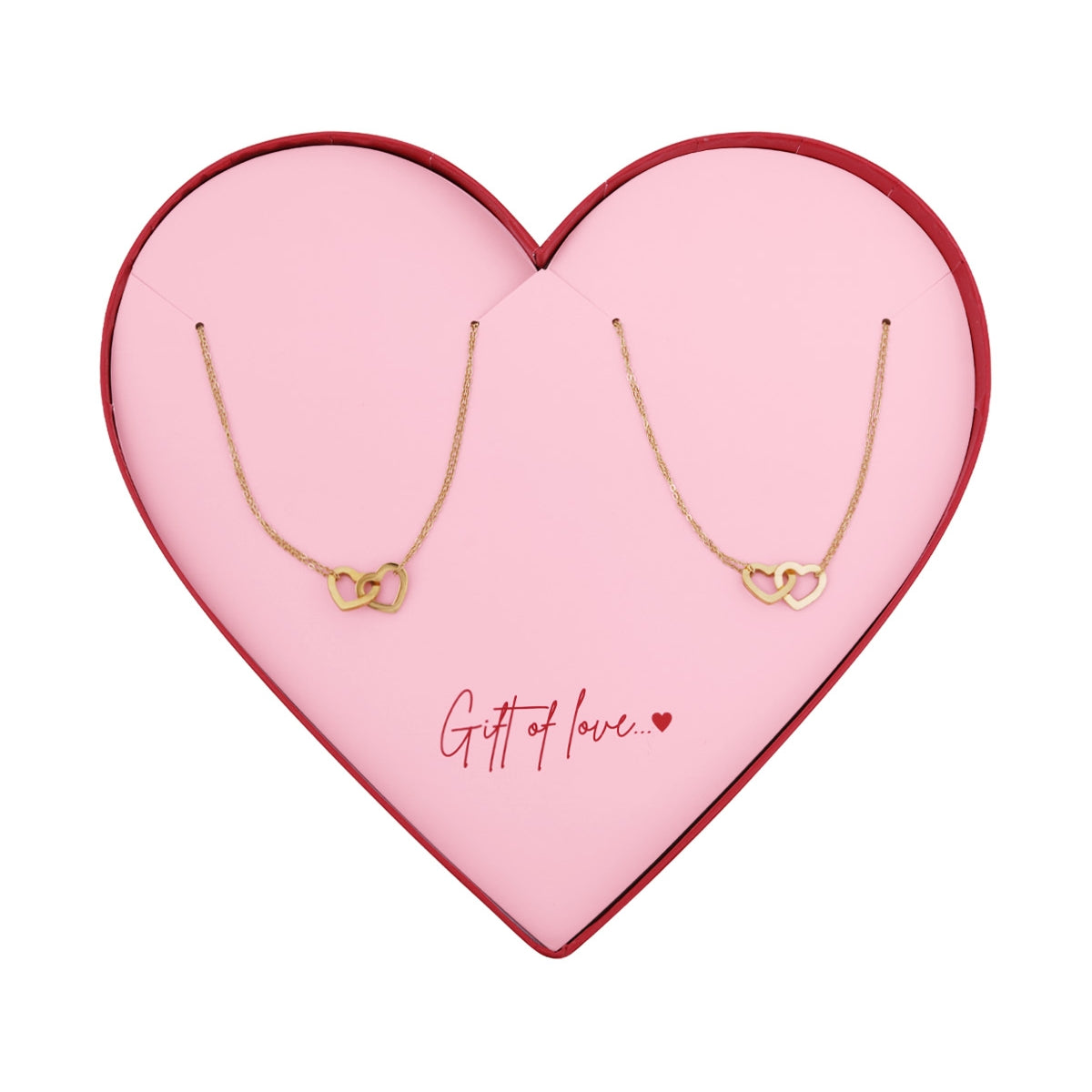 Kettingen A Gift Love Hart Knots Goudkleurig - Roestvrij Staal