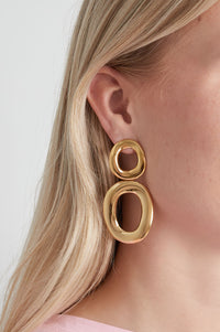 Elegant Circle Drop Earrings for Everyday Wear