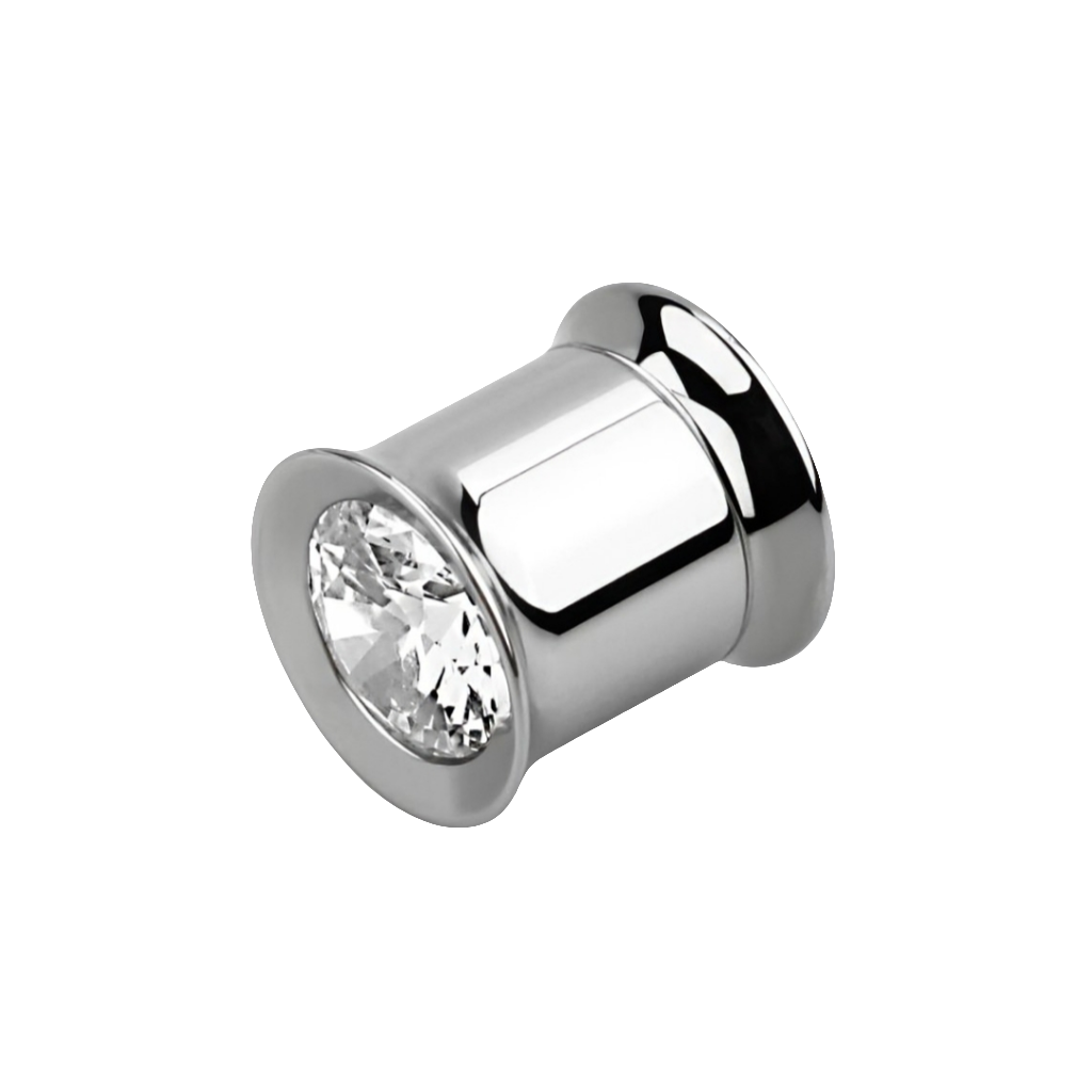 Tunnel Kristal 6 mm - Chirurgisch Staal