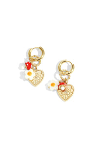 Elegant Gold Color Drop Earrings for Women