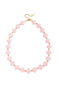 Charming Spring/Summer Beaded Necklace in Vibrant Colors