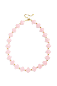 Charming Spring/Summer Beaded Necklace in Vibrant Colors