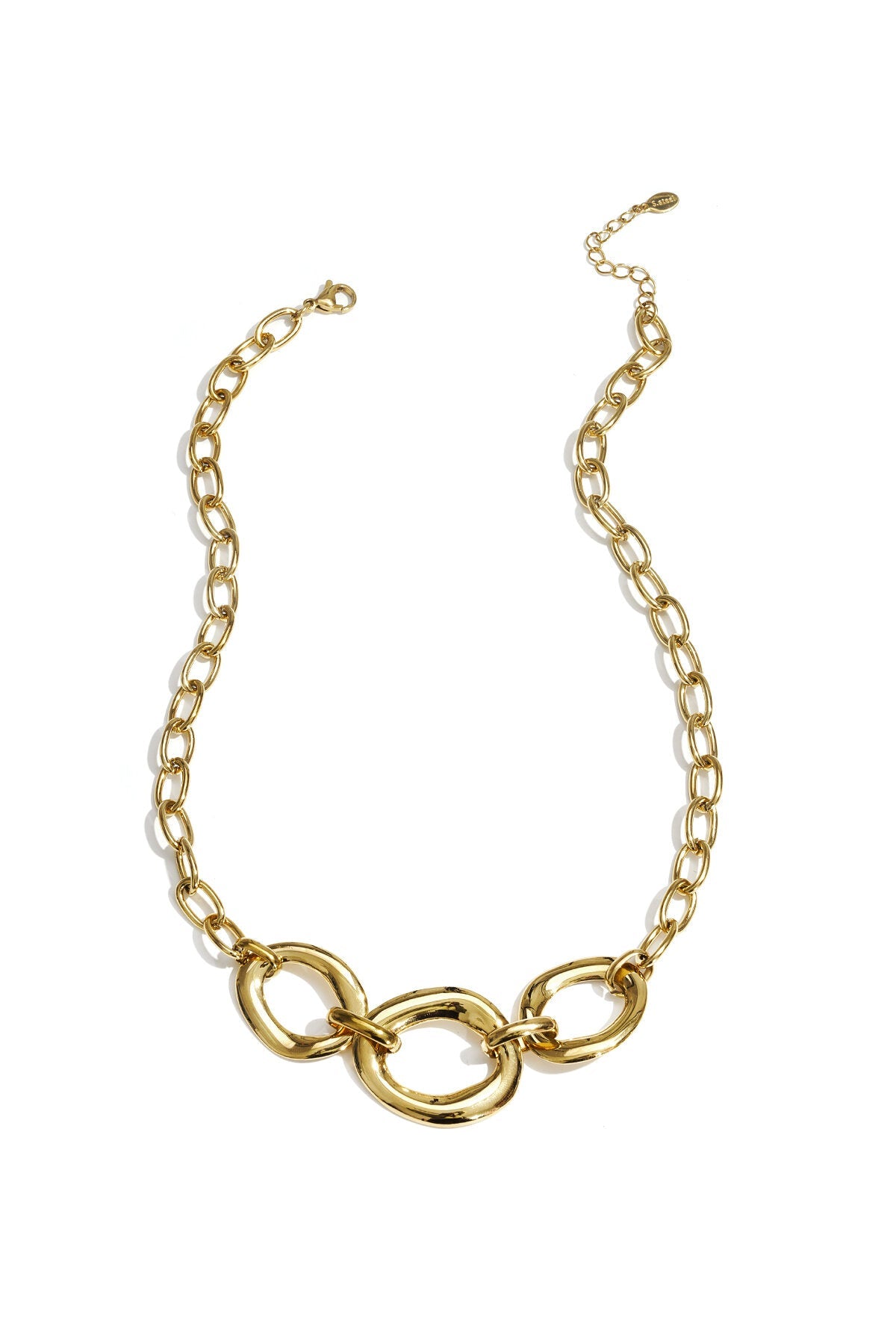 Ketting statement Zilver of Goudkleurig - Roestvrij Staal