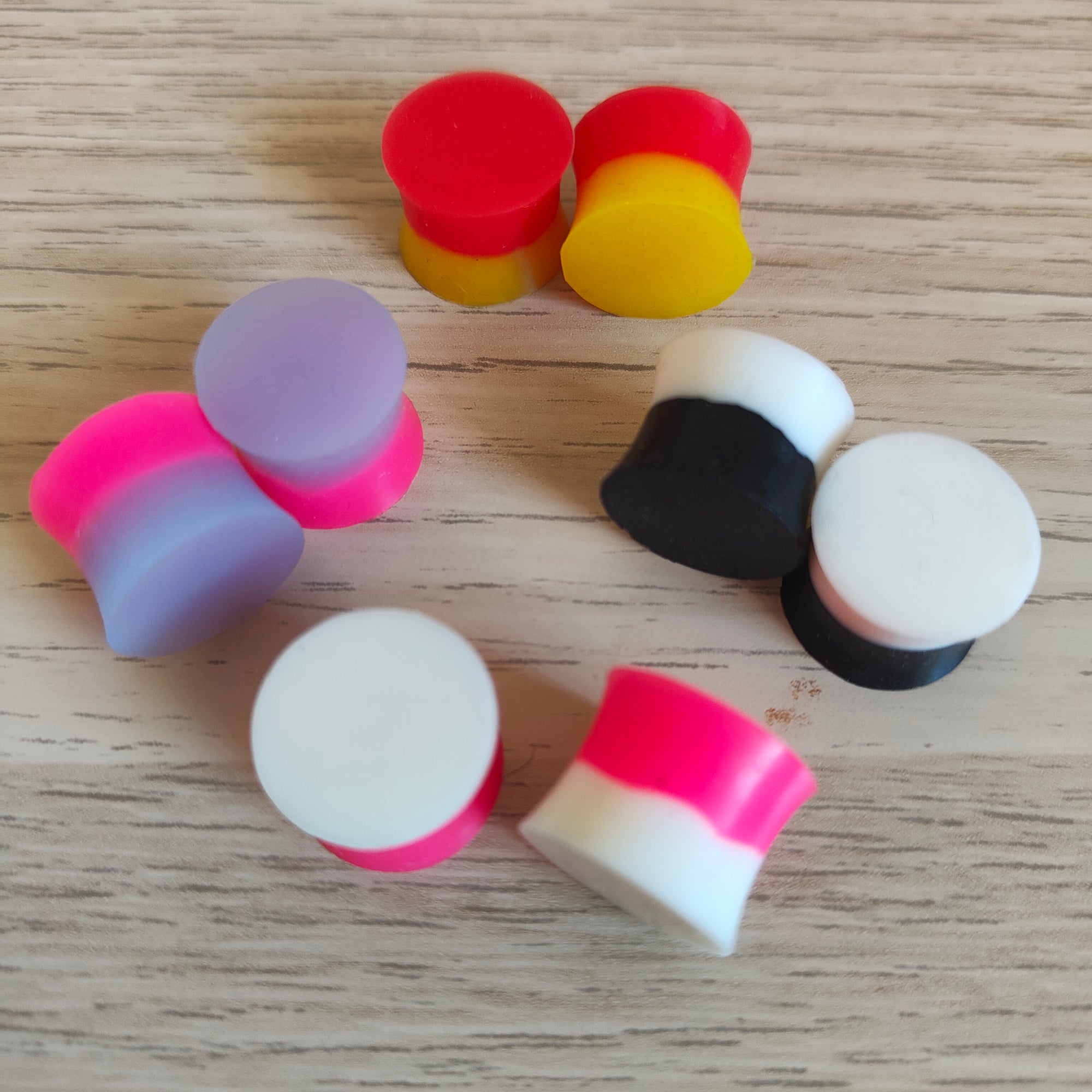 Plug Siliconen Dubbel Kleur - Siliconen