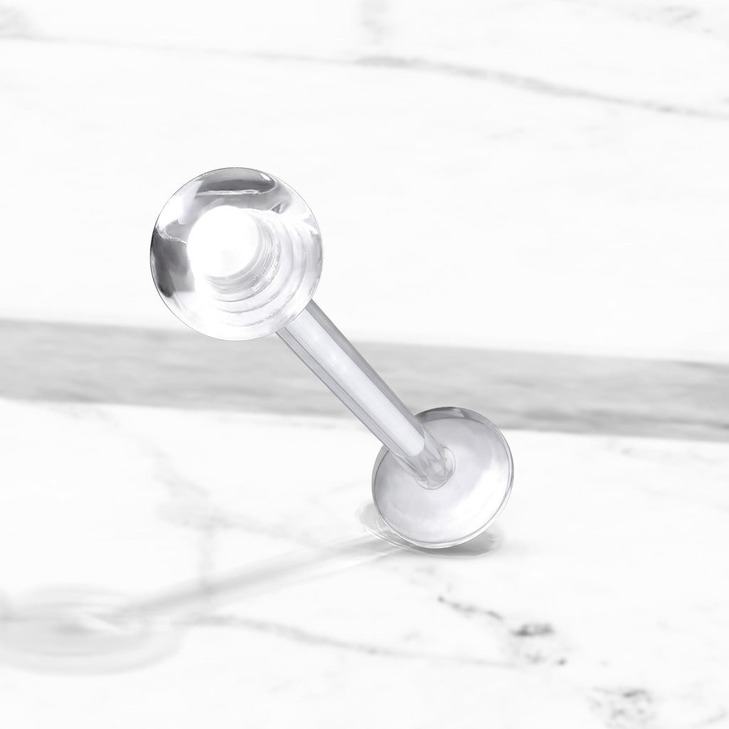 Bioflex labret piercing retainer