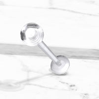 Bioflex labret piercing retainer