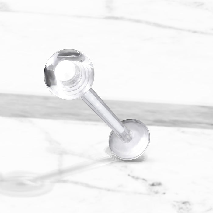 Bioflex labret piercing retainer