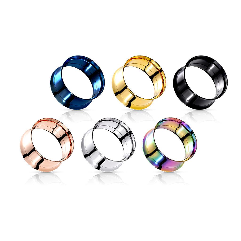 Tunnel Dubbel Flared Screw Zilverkleurig – Chirurgisch Staal