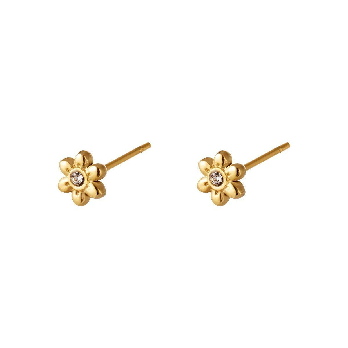 Oorbellen Little Flower Goudkleurig - Roestvrij Staal