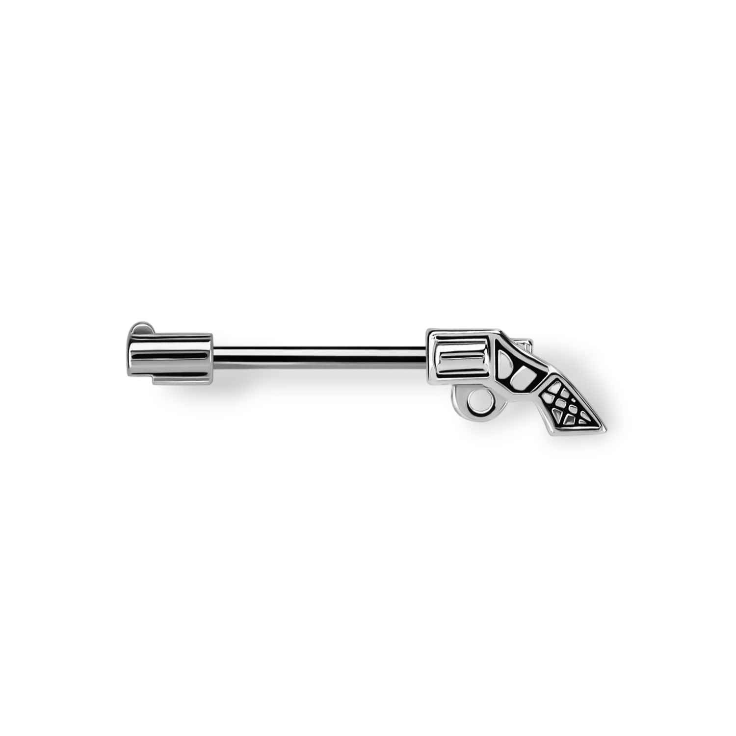 Tepelpiercing Pistool - Chirurgisch Staal & Brass