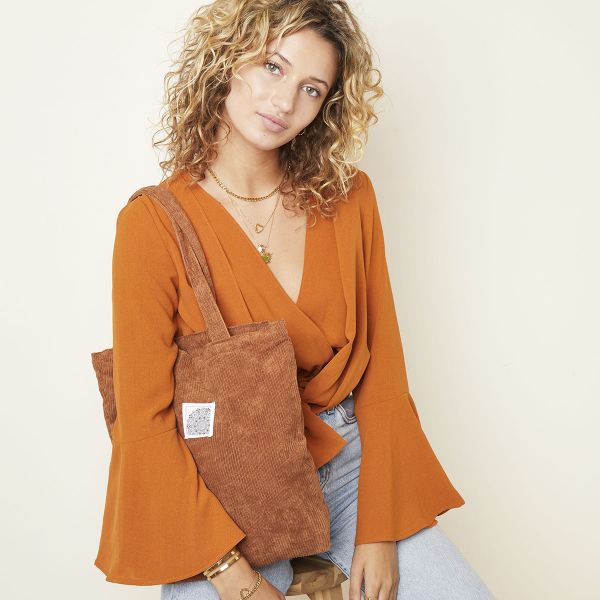 Tote Bag Corduroy Bruin